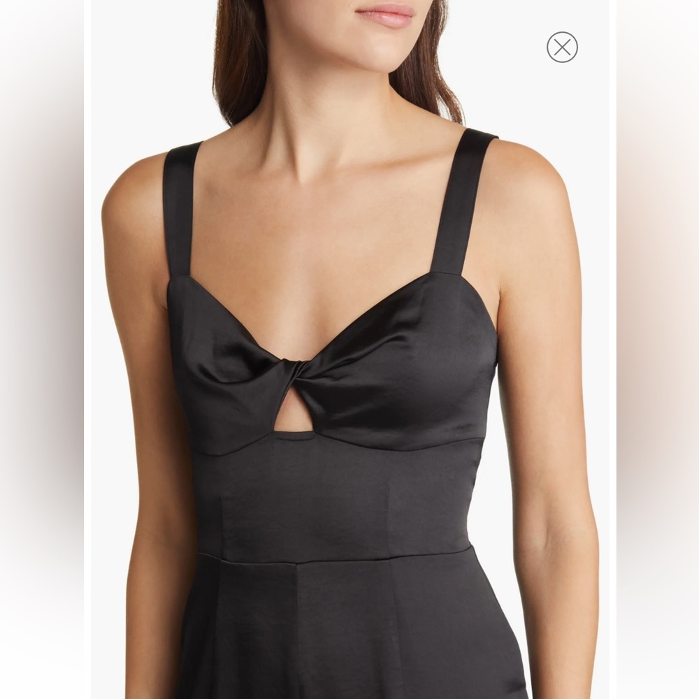 Revolve Yumi Kim Little Black cut loose Mini Dress with bodycon fit